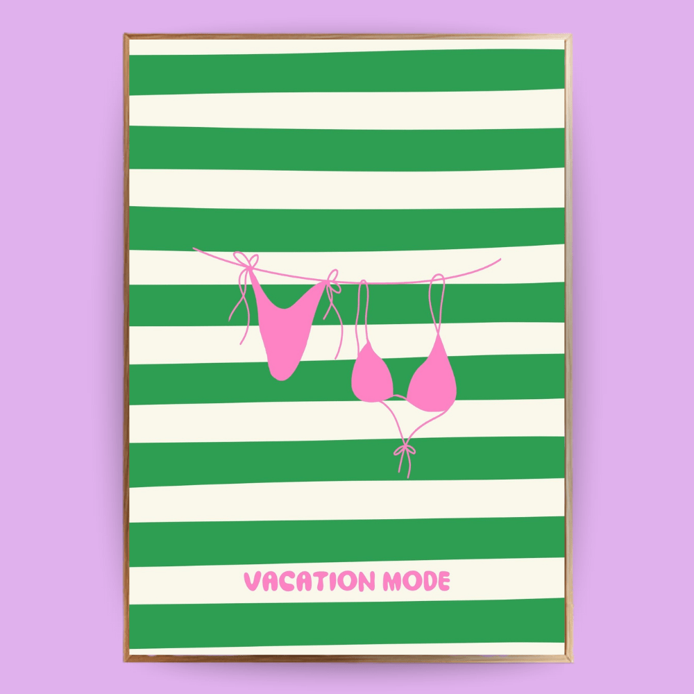 Vacation Mode Poster - 13x18 cm - LostPrint