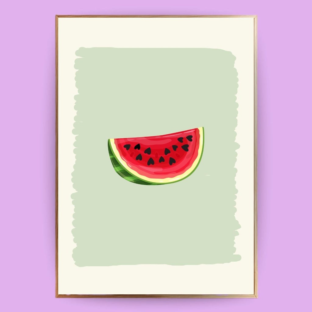 Wassermelonen Poster - 13x18 cm - LostPrint