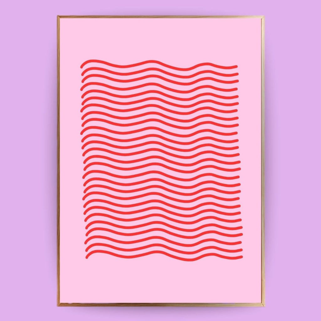 Wellen Poster - 13x18 cm - LostPrint
