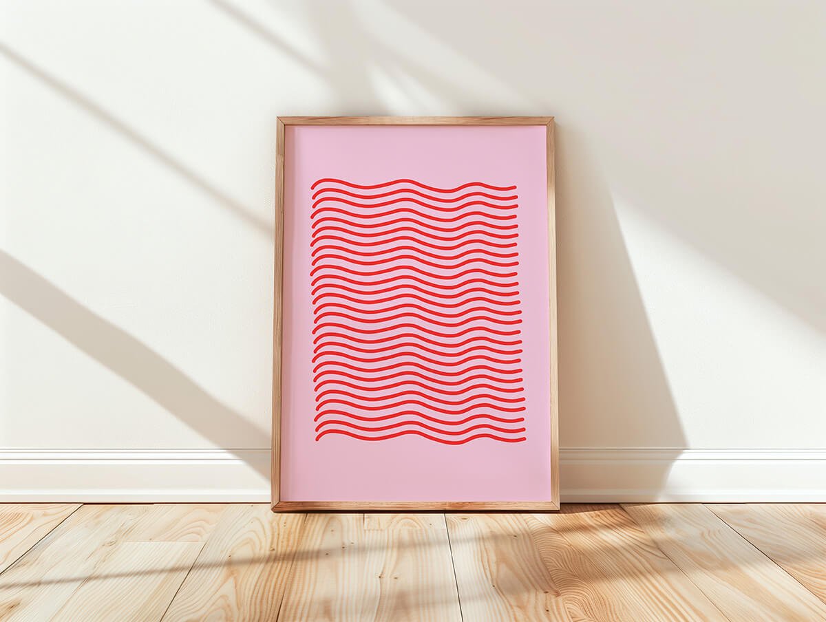 Wellen Poster - 13x18 cm - LostPrint