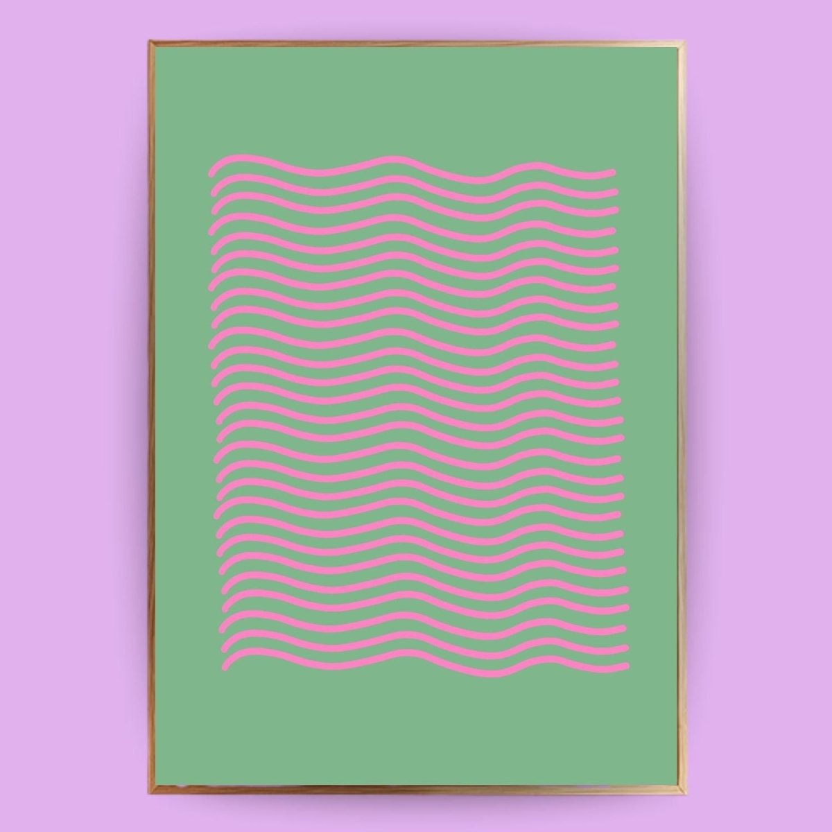 Wellen Poster - 13x18 cm - LostPrint