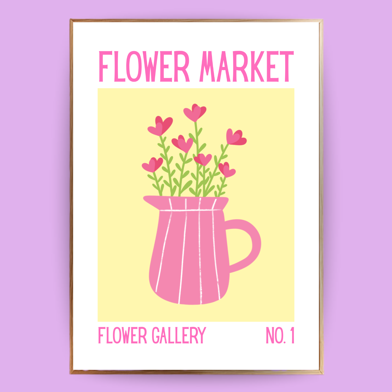 Flower market Poster No.1 - LostPrint