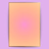 Aura Poster orange rosa - LostPrint