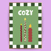 Cozy Kerzen Poster - Herbst