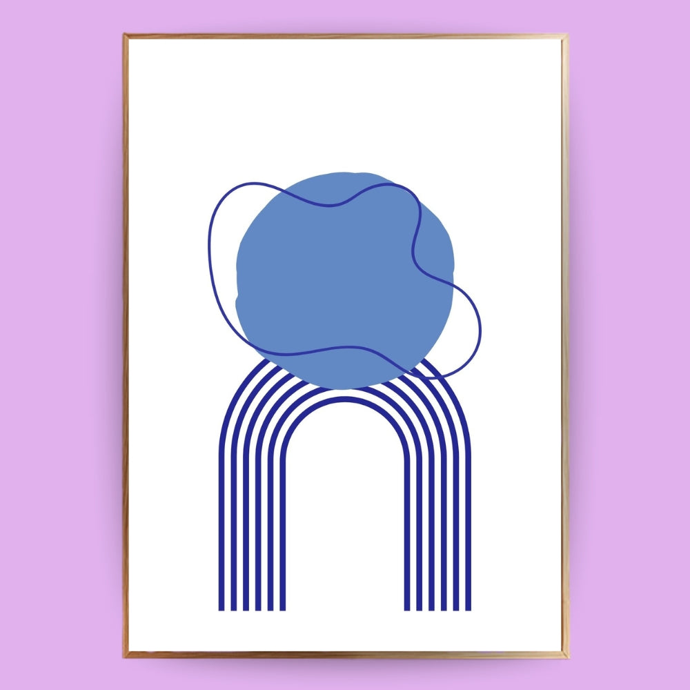 Abstrakte Formen Poster - LostPrint