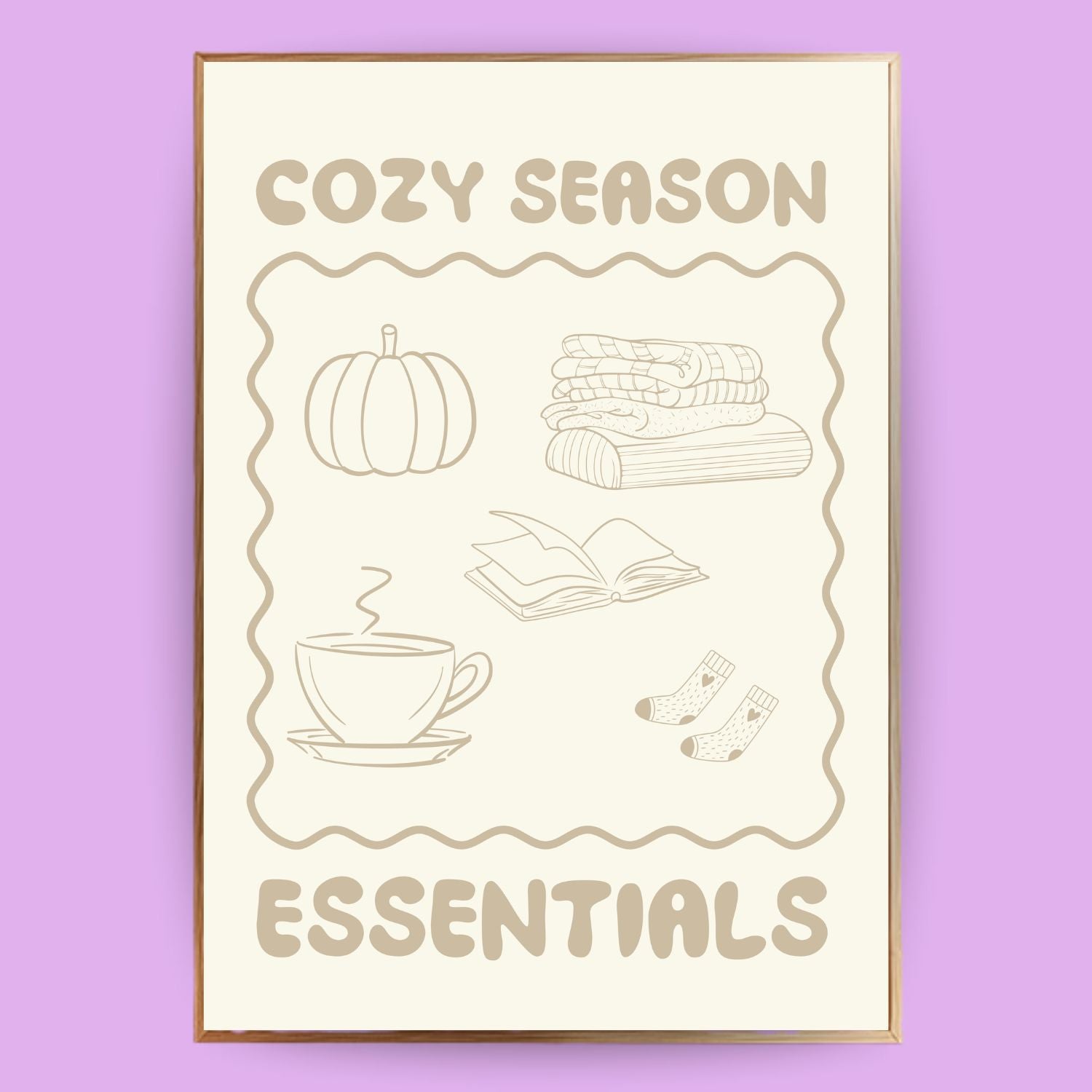 Cozy Season Poster - LostPrint