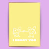 I heart you Poster - LostPrint