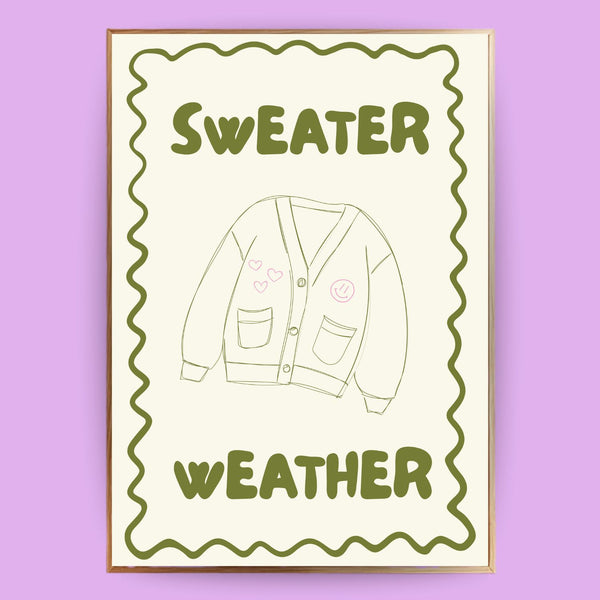 Sweater Weather Poster