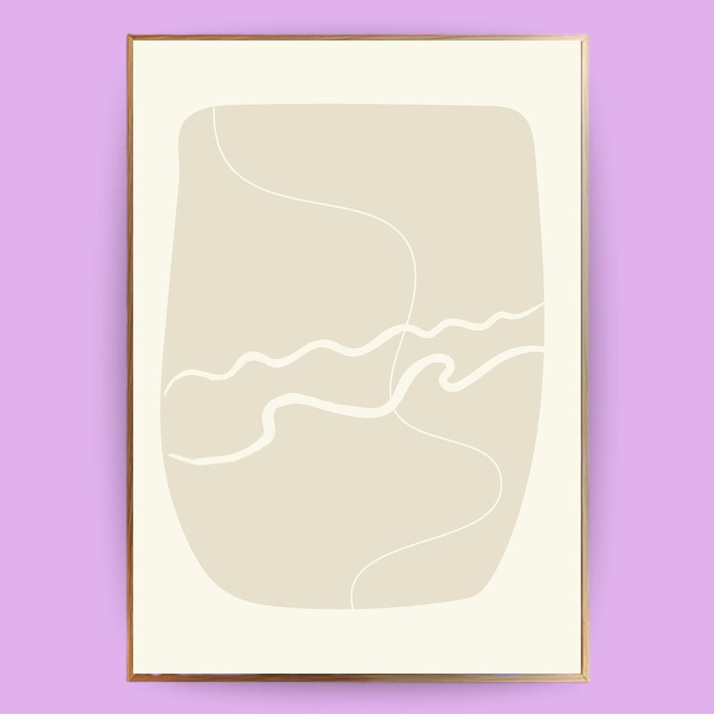 Abstrakte Formen Poster - LostPrint