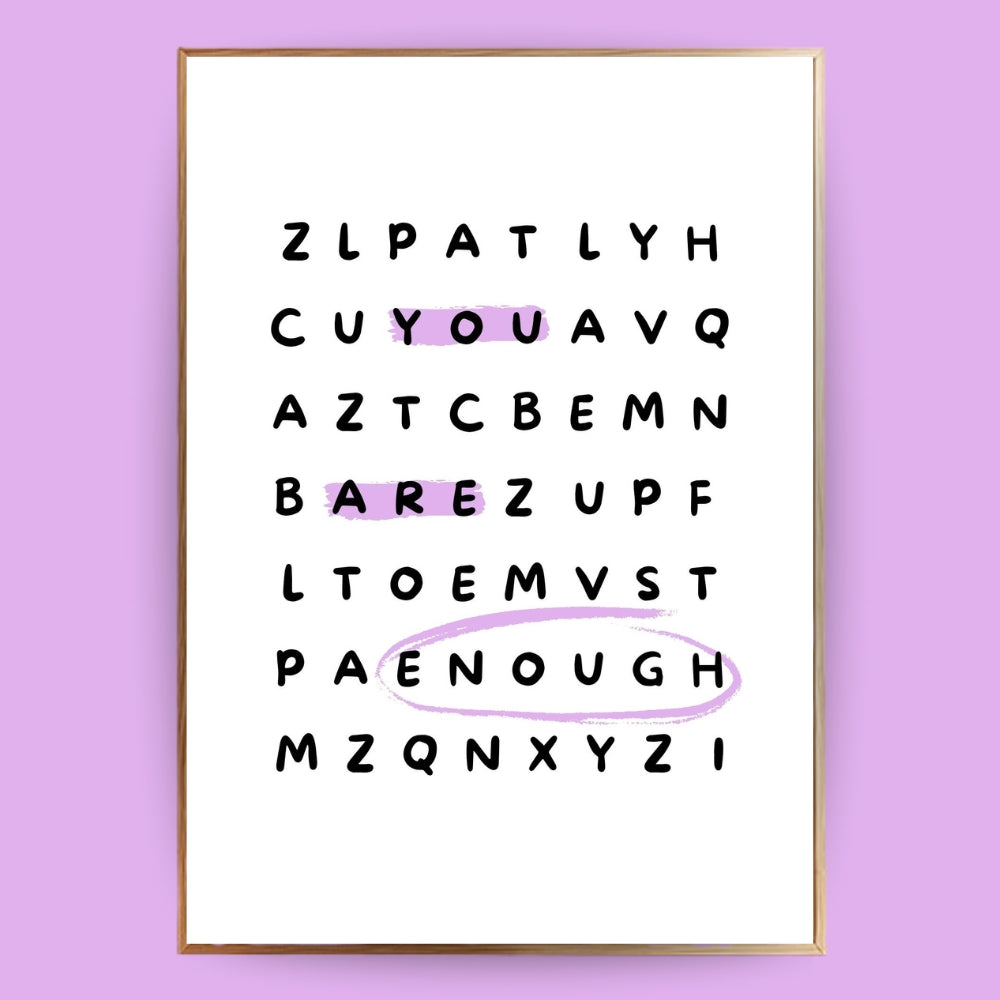 You are enough Poster - LostPrint