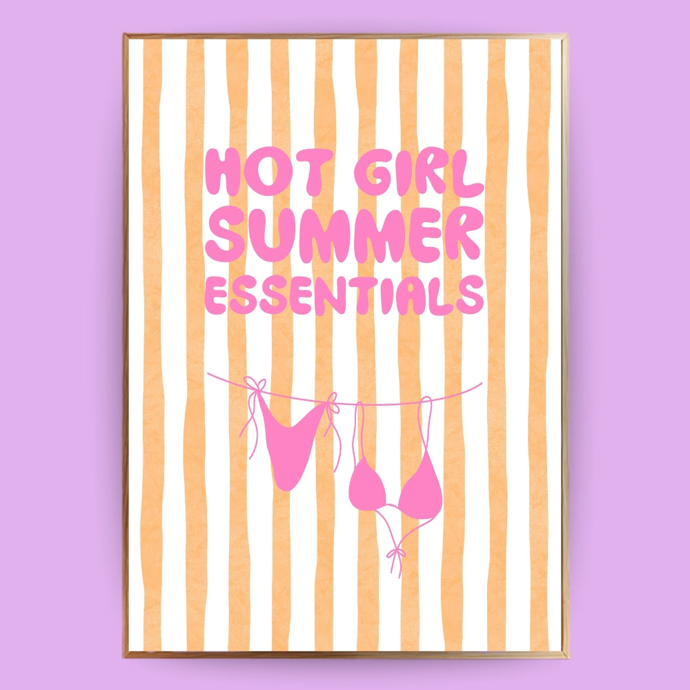 Hot Girl Summer Bikini Poster - LostPrint