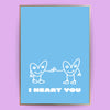 I heart you Poster - LostPrint
