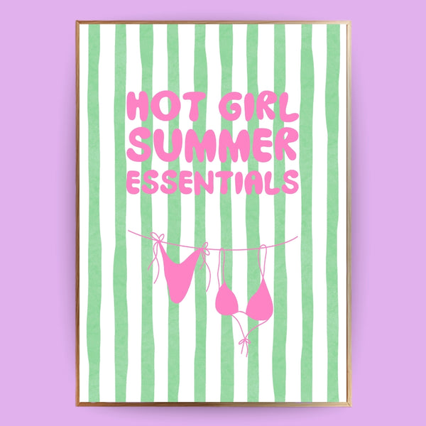 Hot Girl Summer Bikini Poster