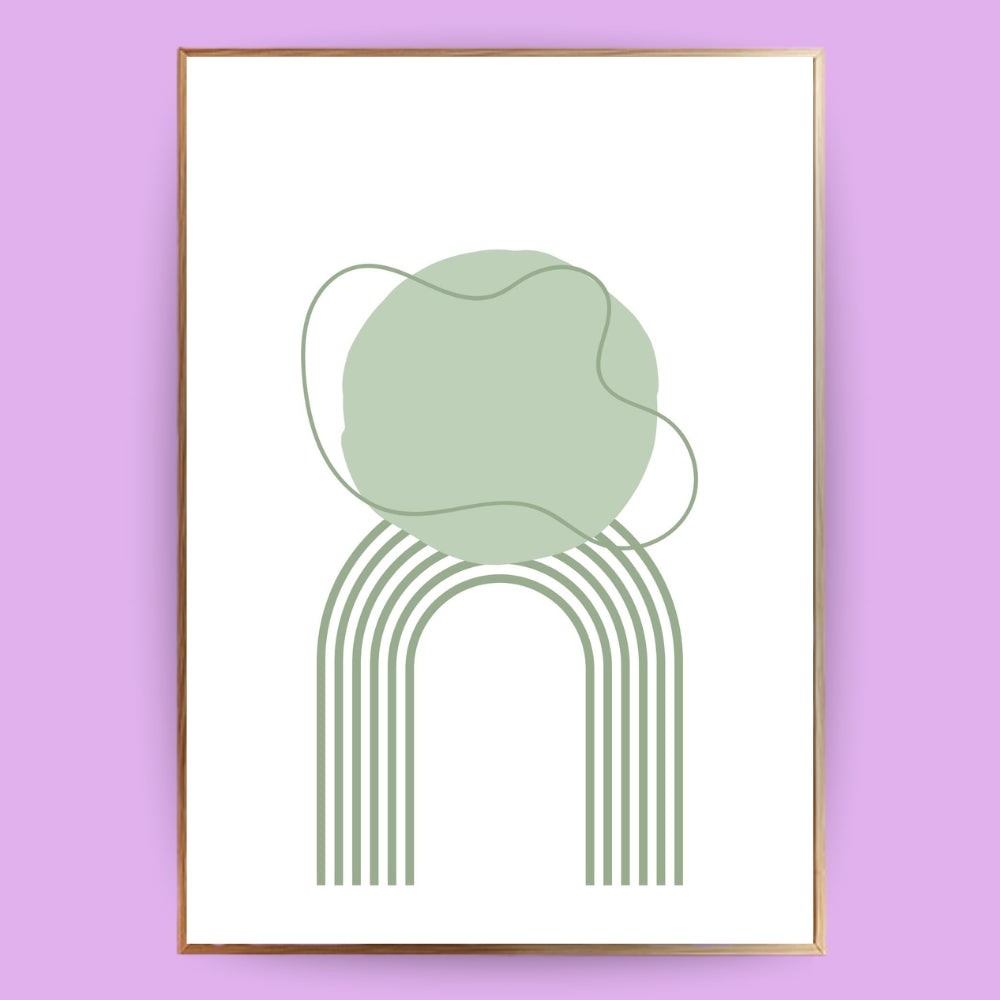 Abstrakte Formen Poster - LostPrint