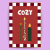 Cozy Kerzen Poster - Herbst