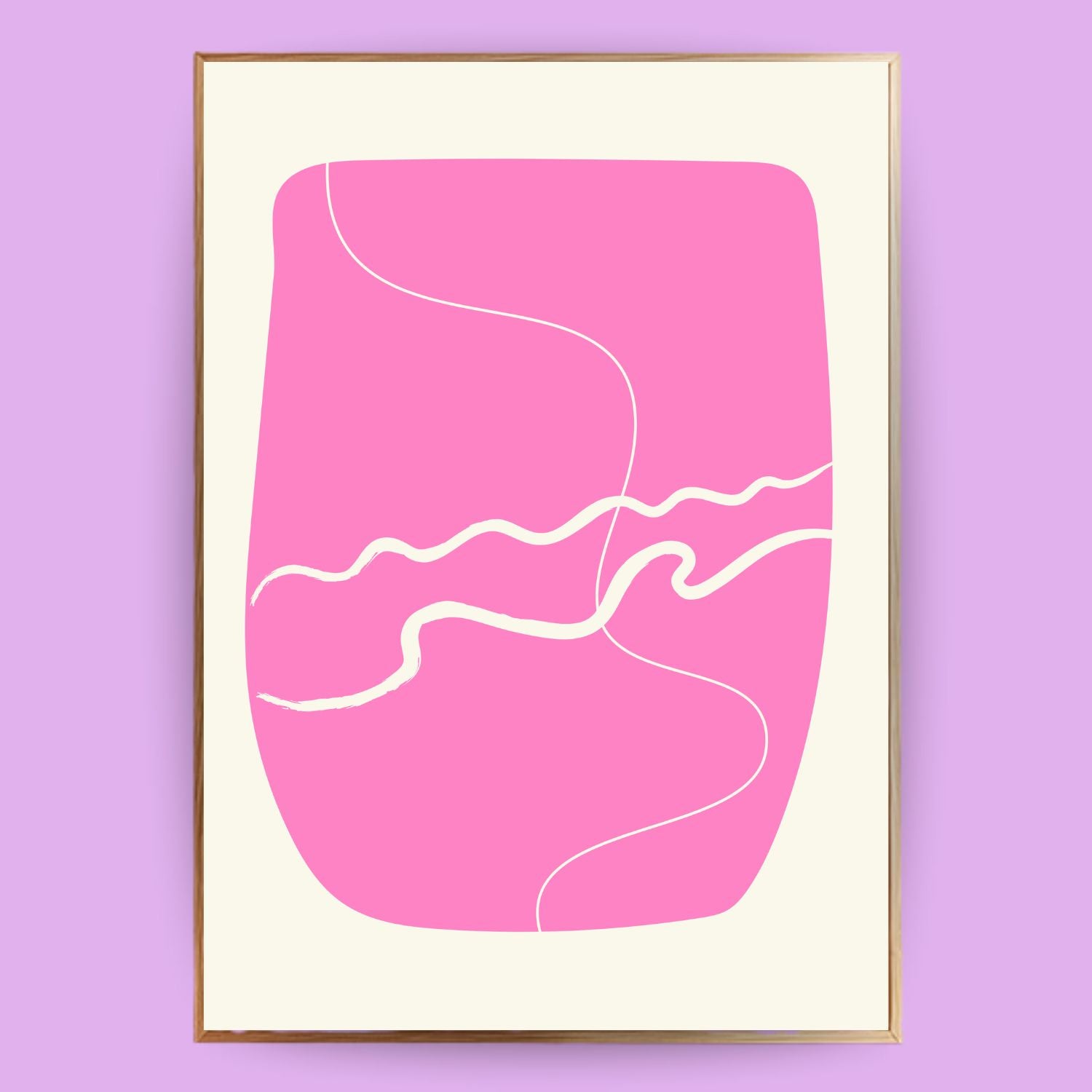 Abstrakte Formen Poster - LostPrint