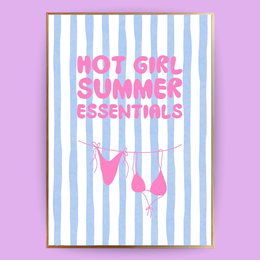 Hot Girl Summer Bikini Poster - LostPrint