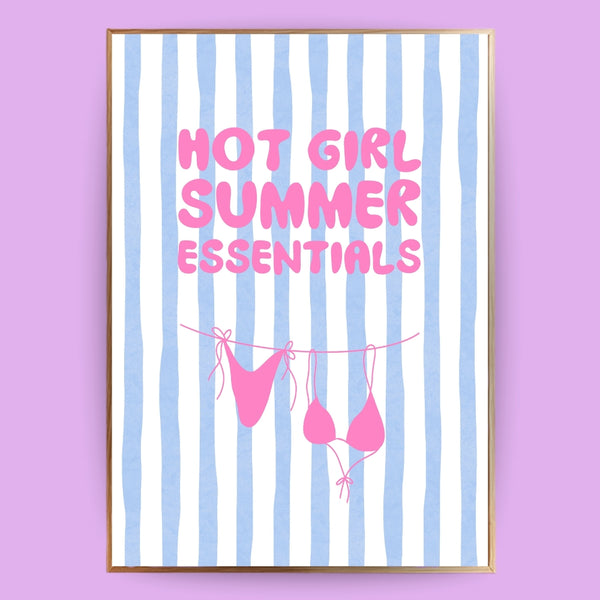 Hot Girl Summer Bikini Poster