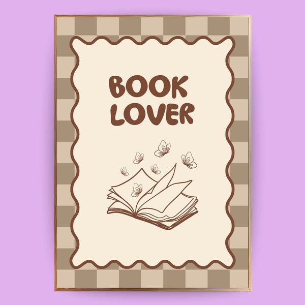 Book Lover Poster - Herbst