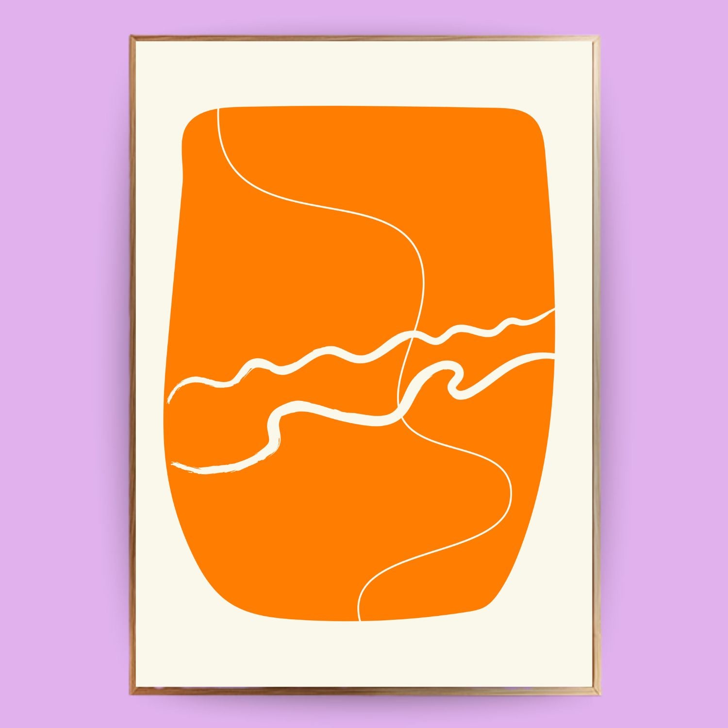 Abstrakte Formen Poster - LostPrint