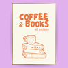 Books and Coffee Poster