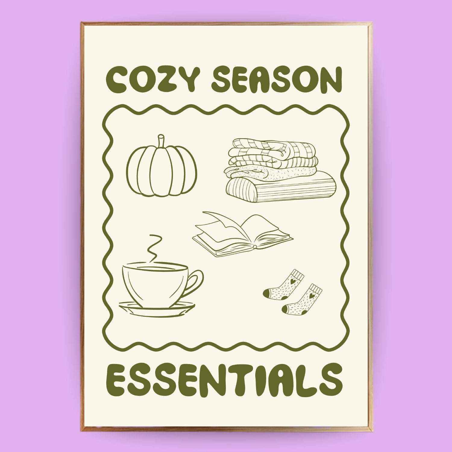 Cozy Season Poster - LostPrint