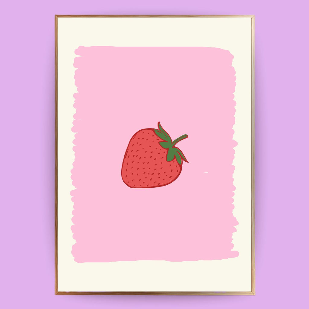 Erdbeeren Poster - LostPrint