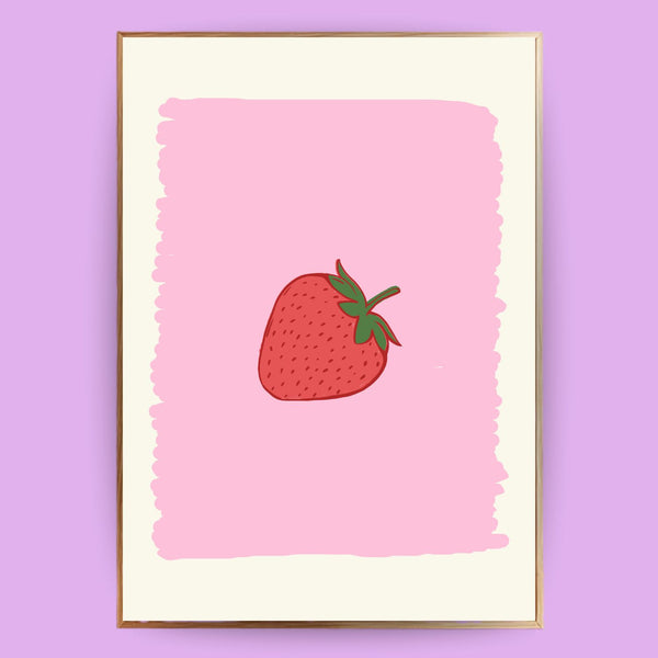 Erdbeeren Poster