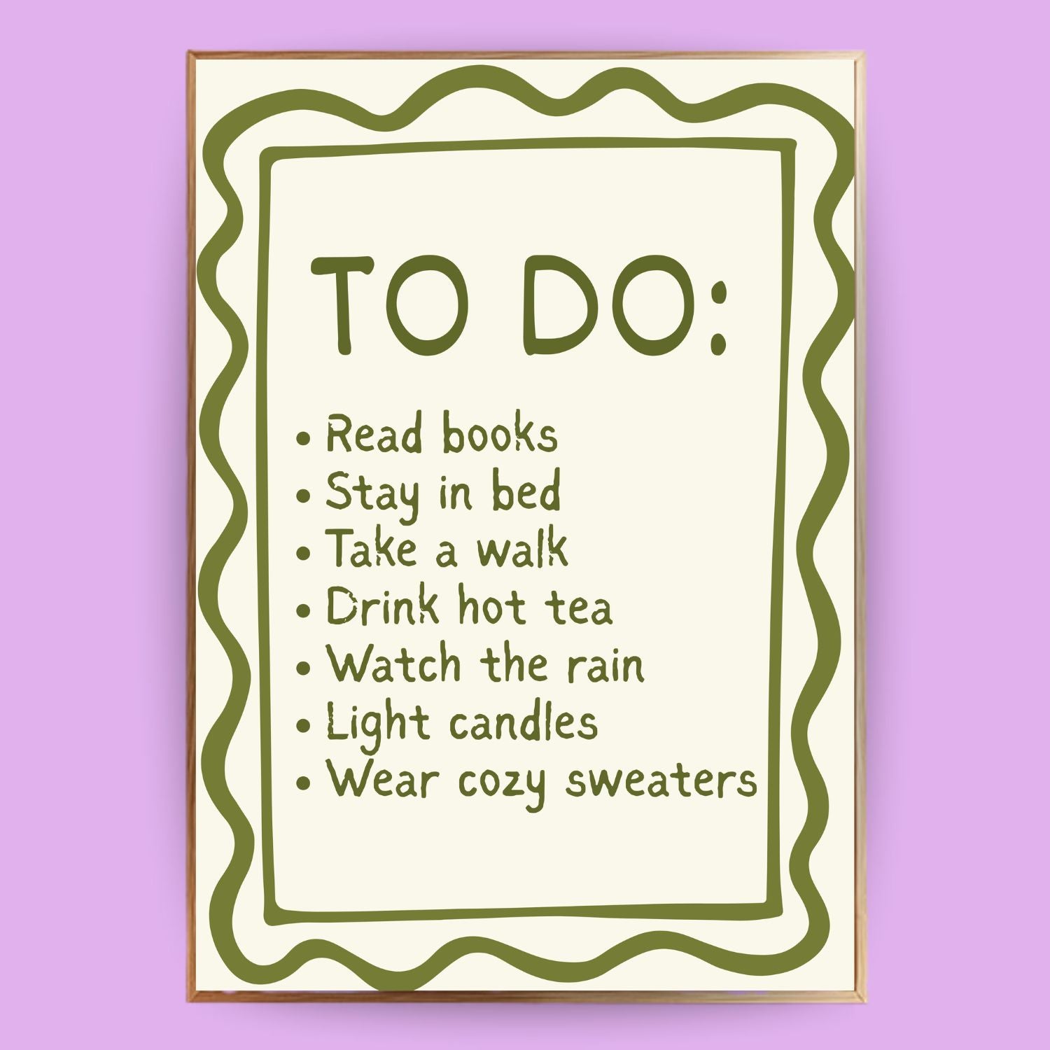Herbst To Do´s Poster - LostPrint