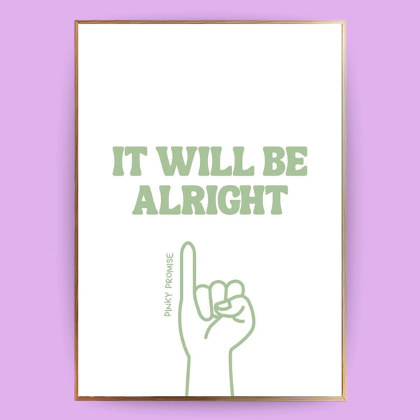 It will be alright Poster