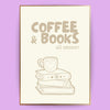 Books and Coffee Poster