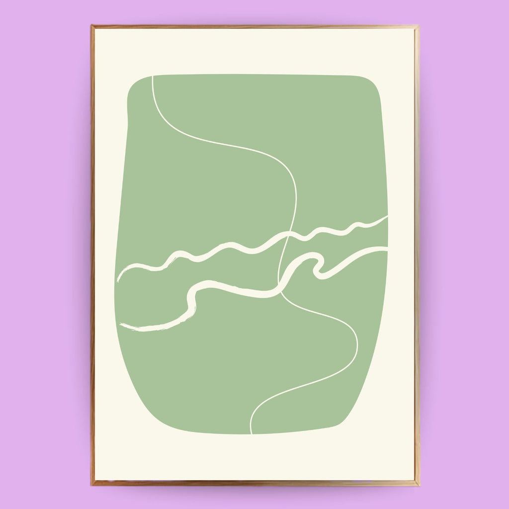 Abstrakte Formen Poster - LostPrint