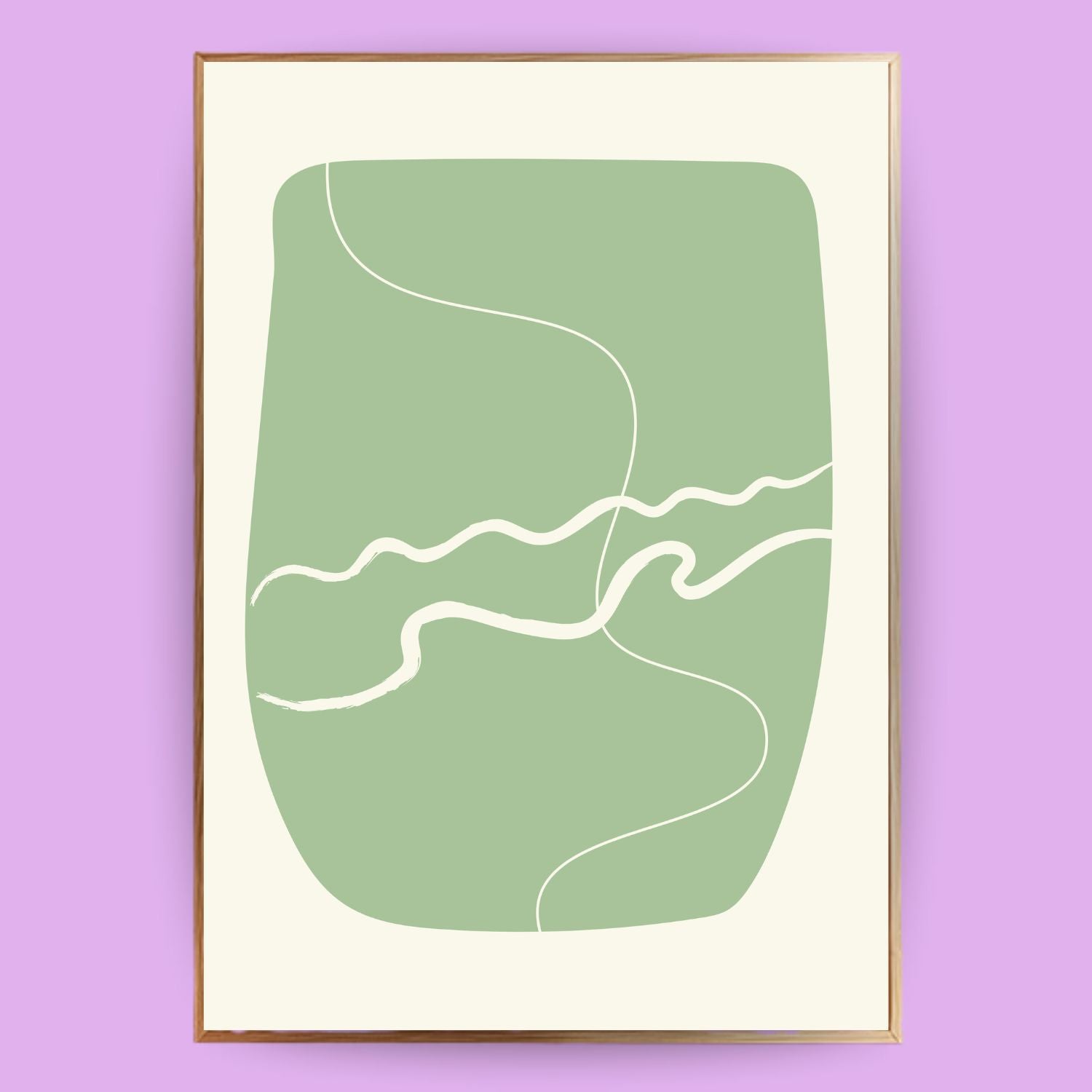 Abstrakte Formen Poster - LostPrint