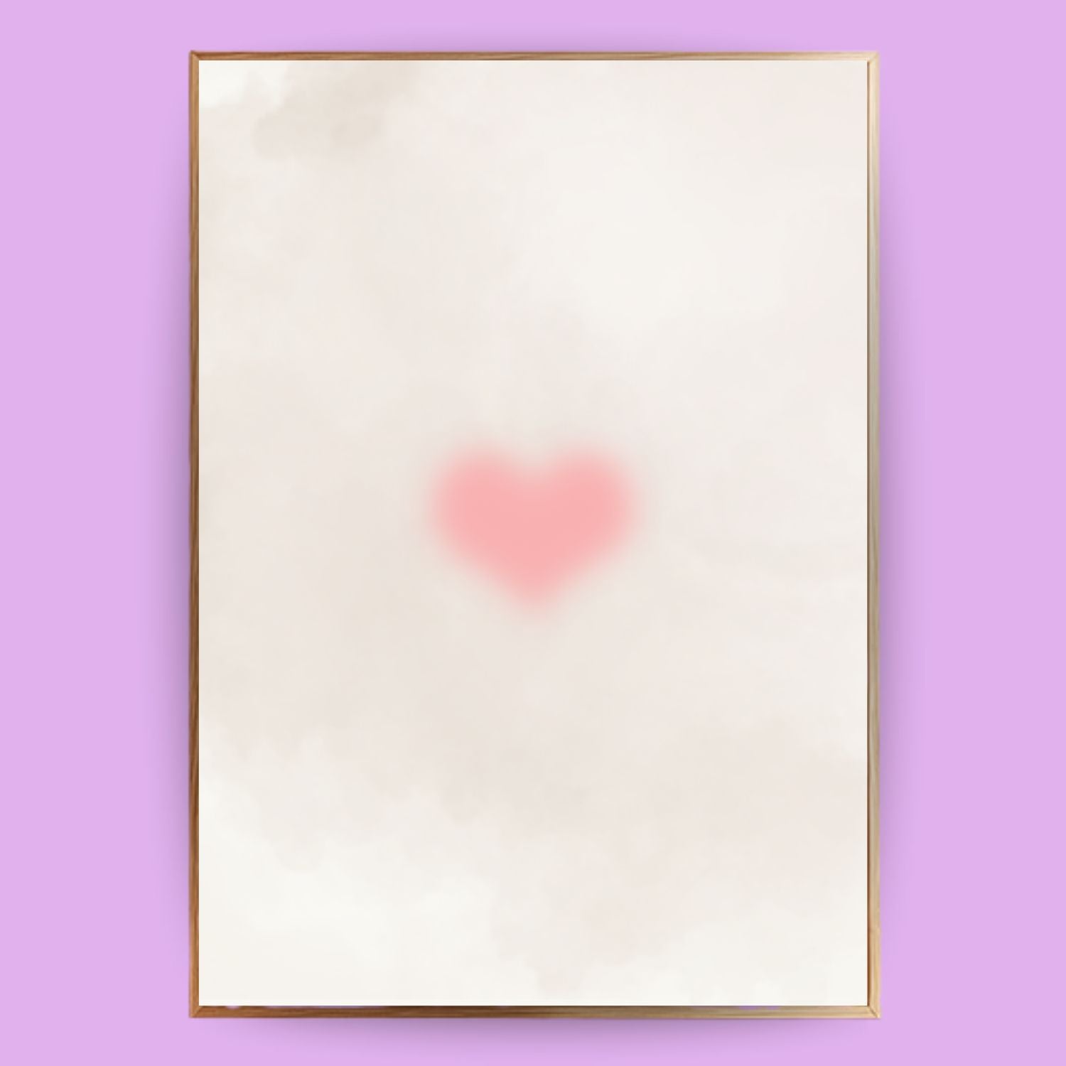 Blush Heart Poster - LostPrint