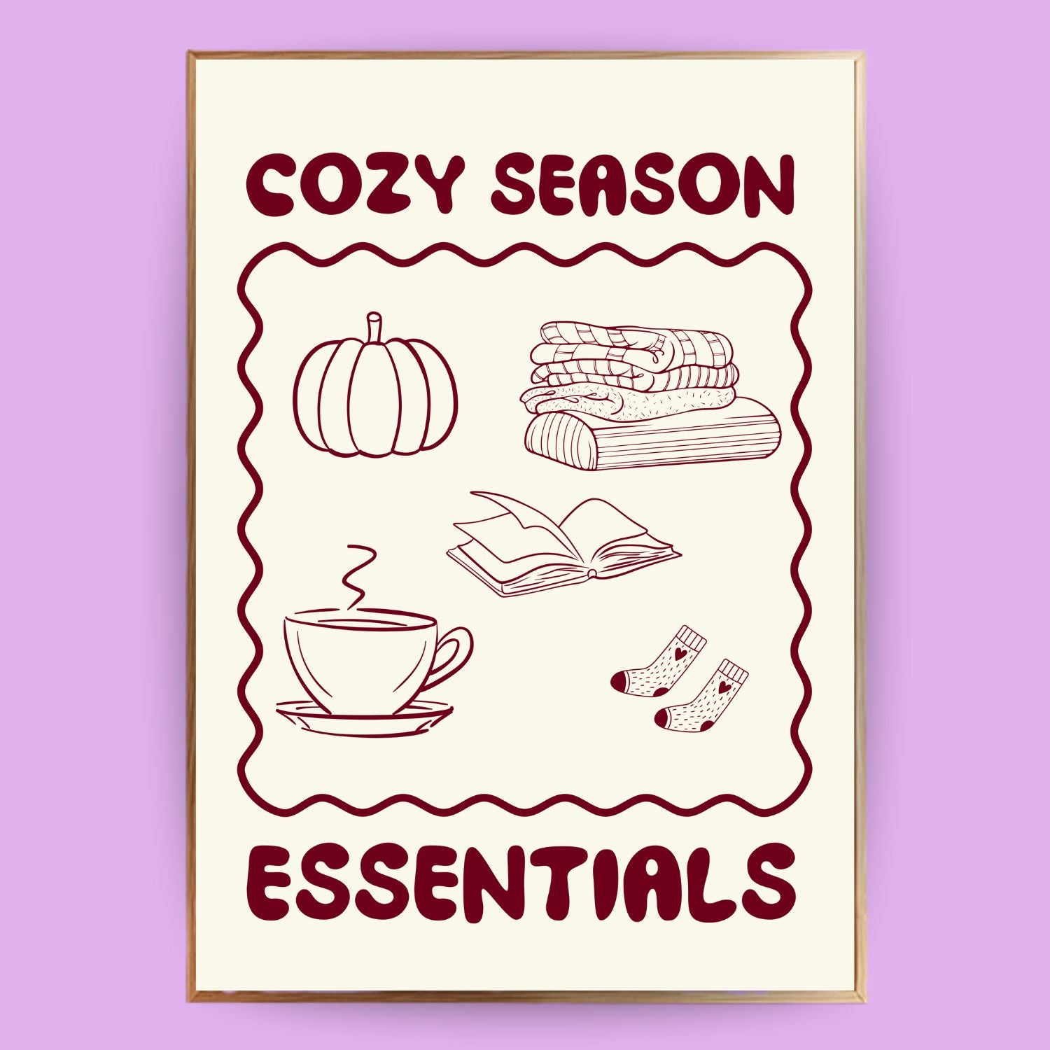 Cozy Season Poster - LostPrint