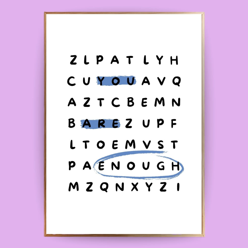 You are enough Poster - LostPrint