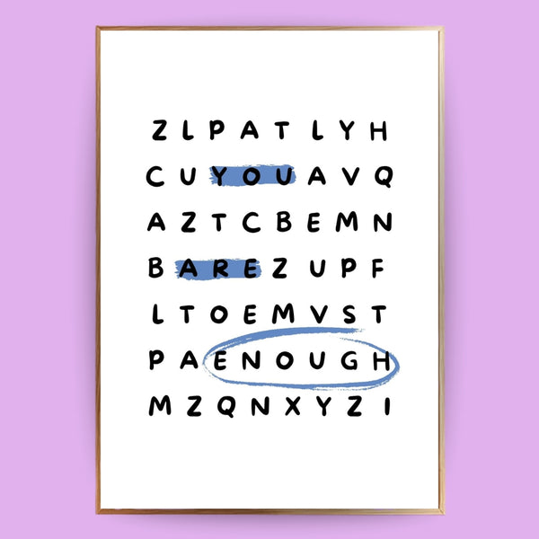 You are enough Poster