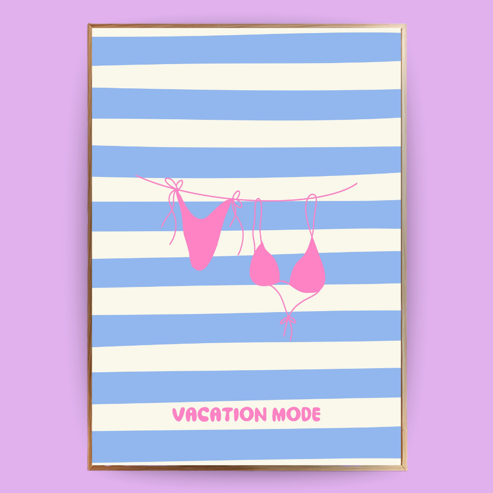 Vacation Mode Poster - LostPrint