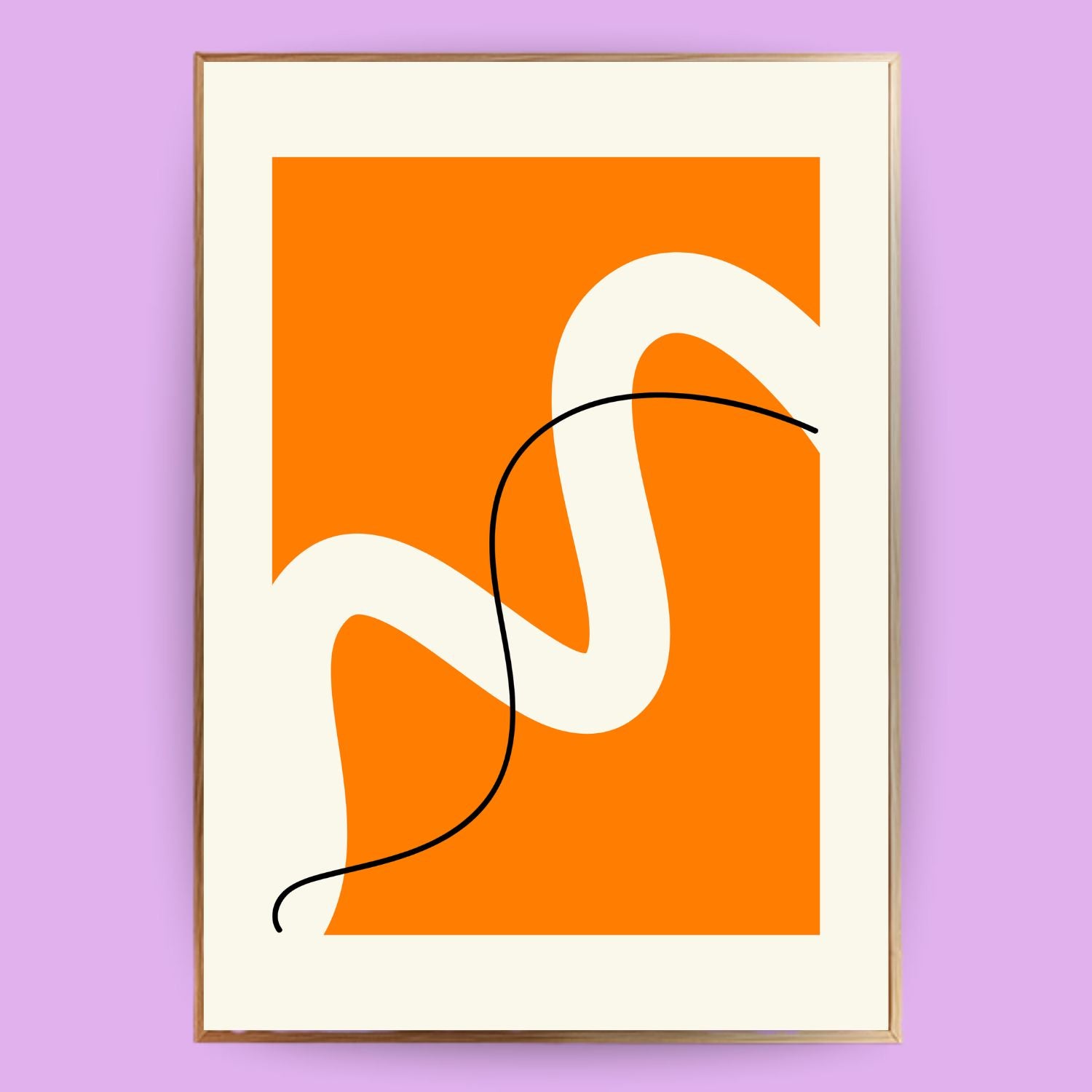 Abstrakte Formen Poster - LostPrint
