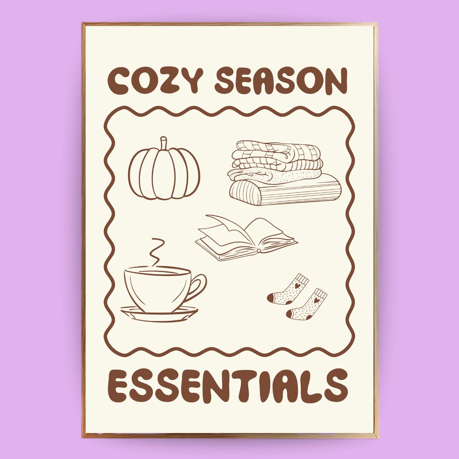 Cozy Season Poster - LostPrint
