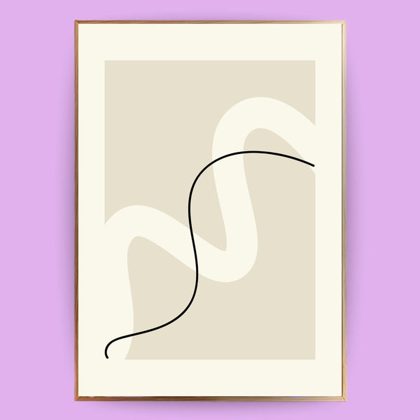 Abstrakte Formen Poster