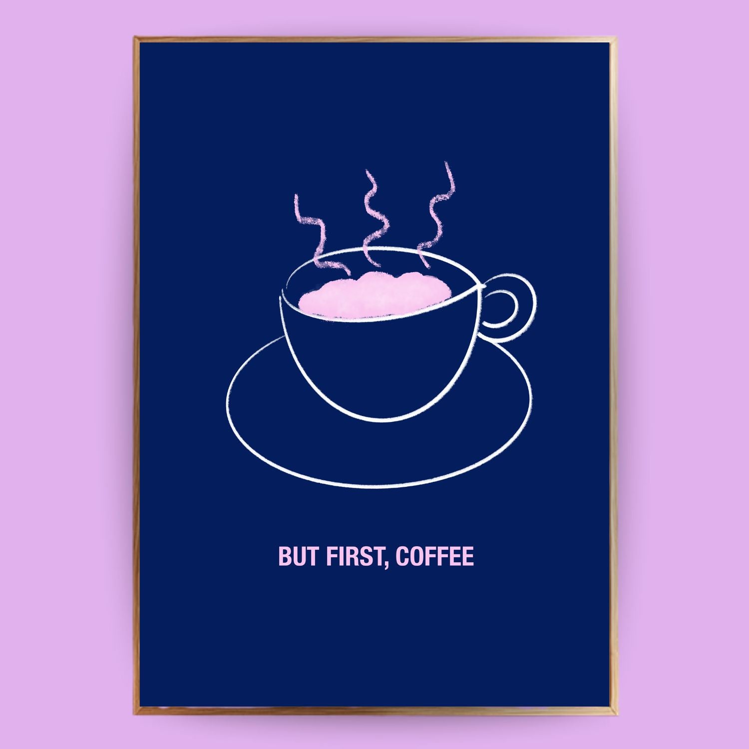 But first, coffee Poster - LostPrint