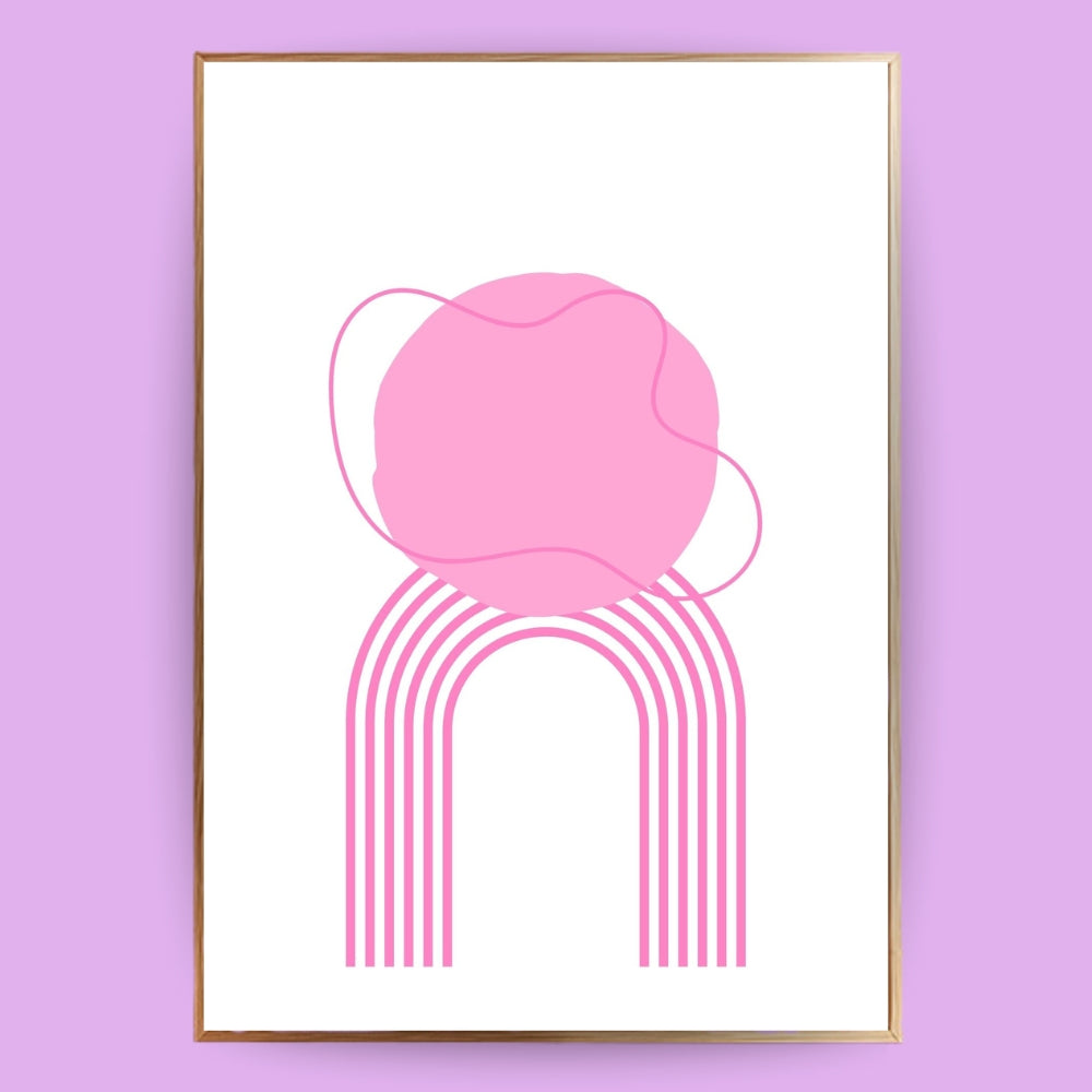 Abstrakte Formen Poster - LostPrint