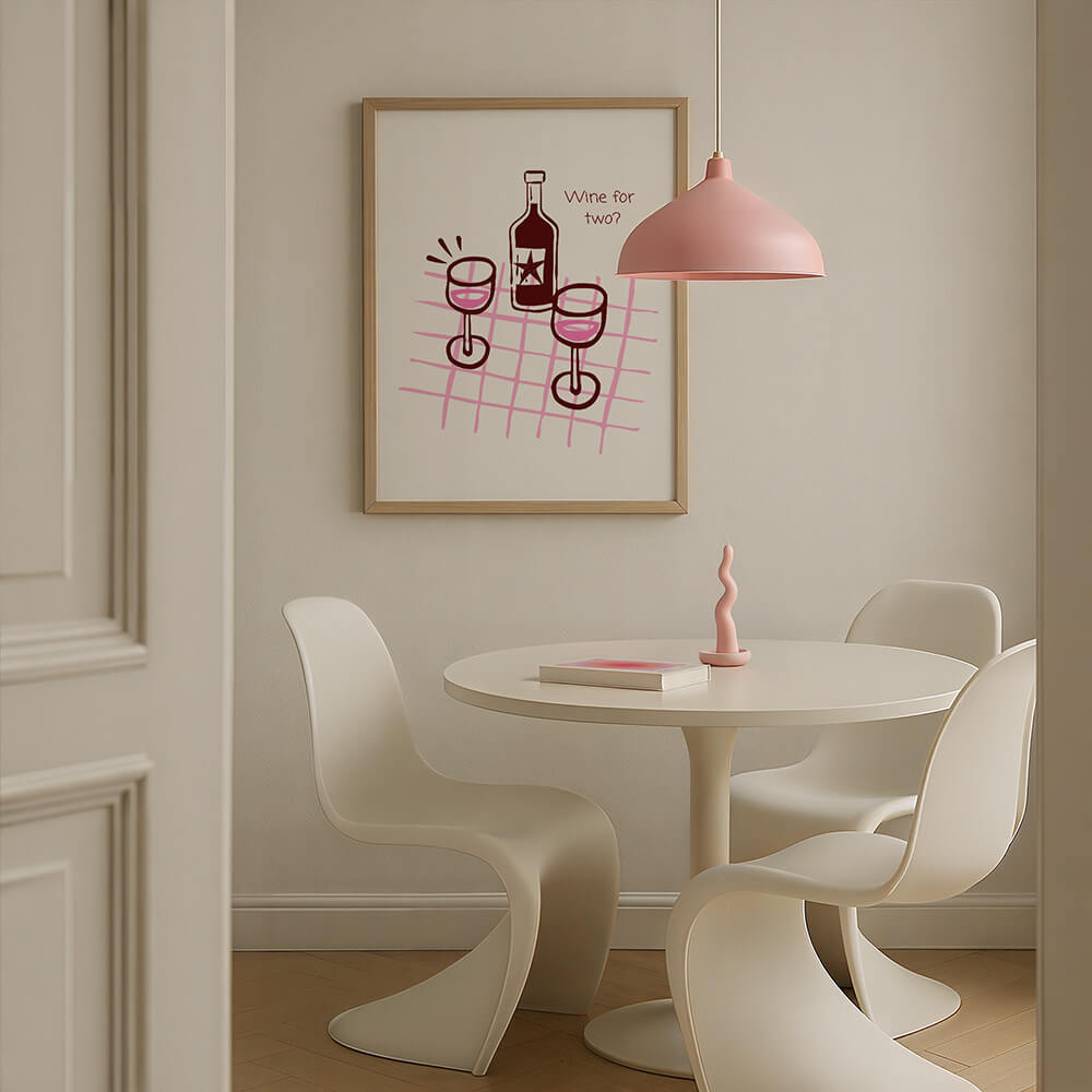 Wine for two Poster - 13x18 cm - LostPrint