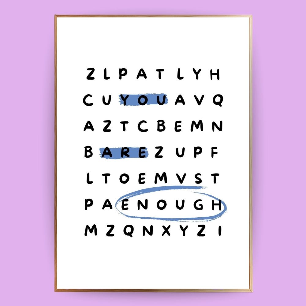 You are enough Poster - 13x18 cm - LostPrint
