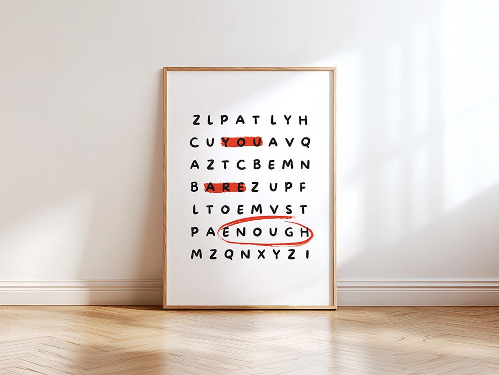 You are enough Poster - 13x18 cm - LostPrint